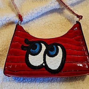 New Red Eye Emoji purse